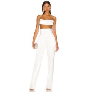 SAU LEE x REVOLVE |  NWOT Maria Pants in White Size 2